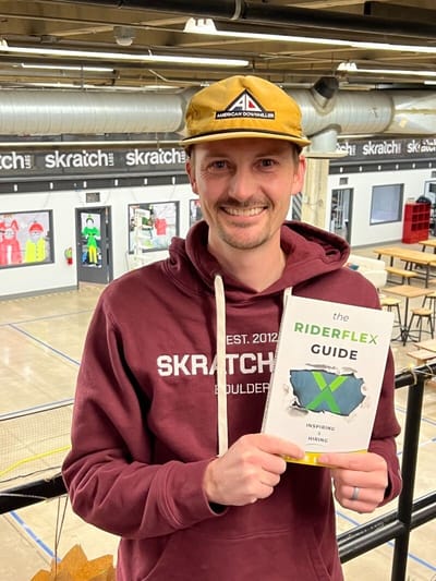 Riderflex book sighting!