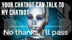 Chatbots talking to chatbots...? Huh?
