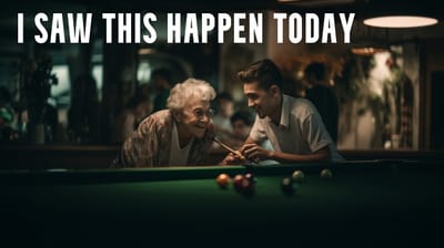 True story - I witnessed this today while attending a meeting.