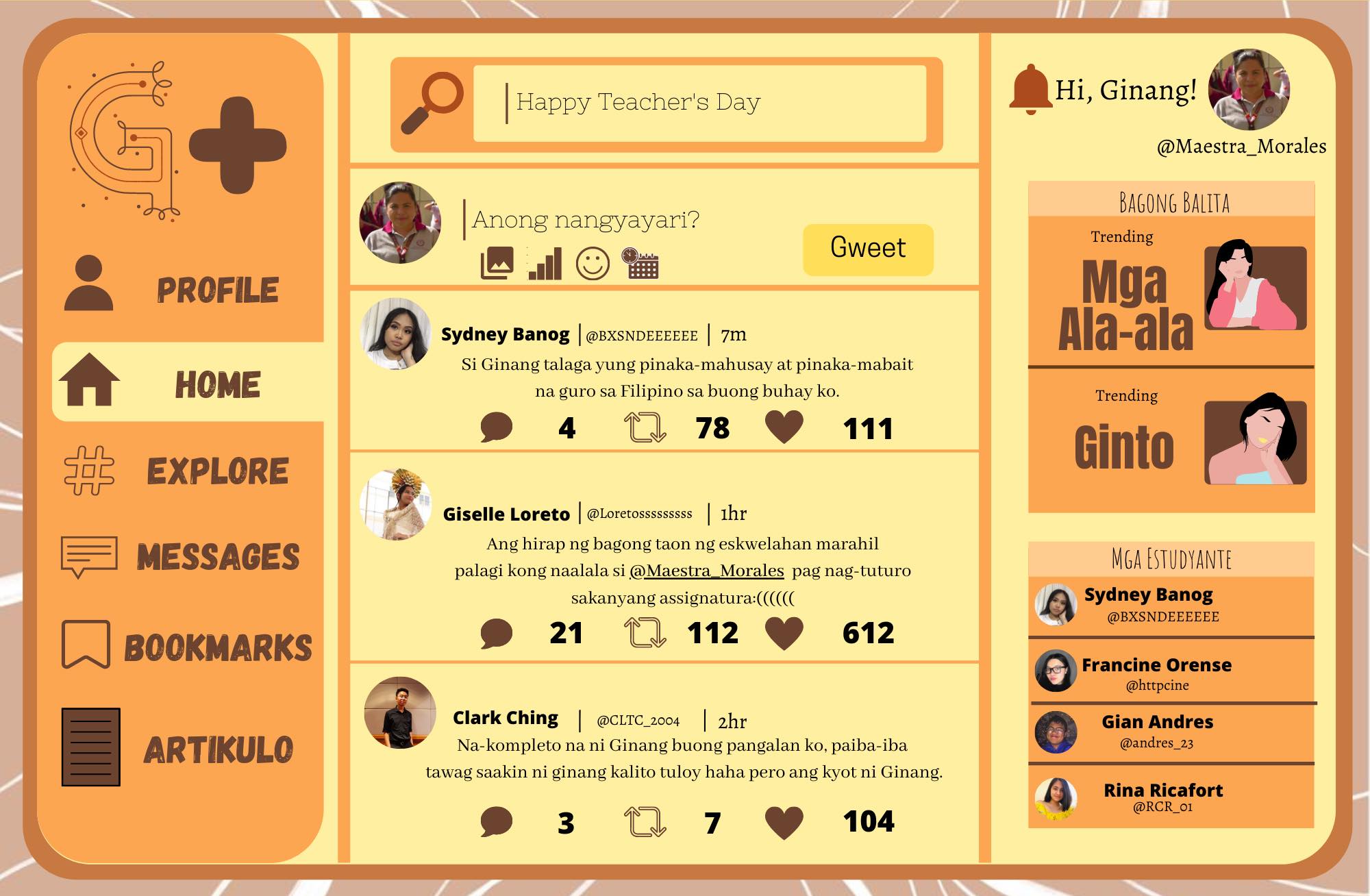 Pagbati sa Araw ng mga Guro ni Gian Carlo Andres