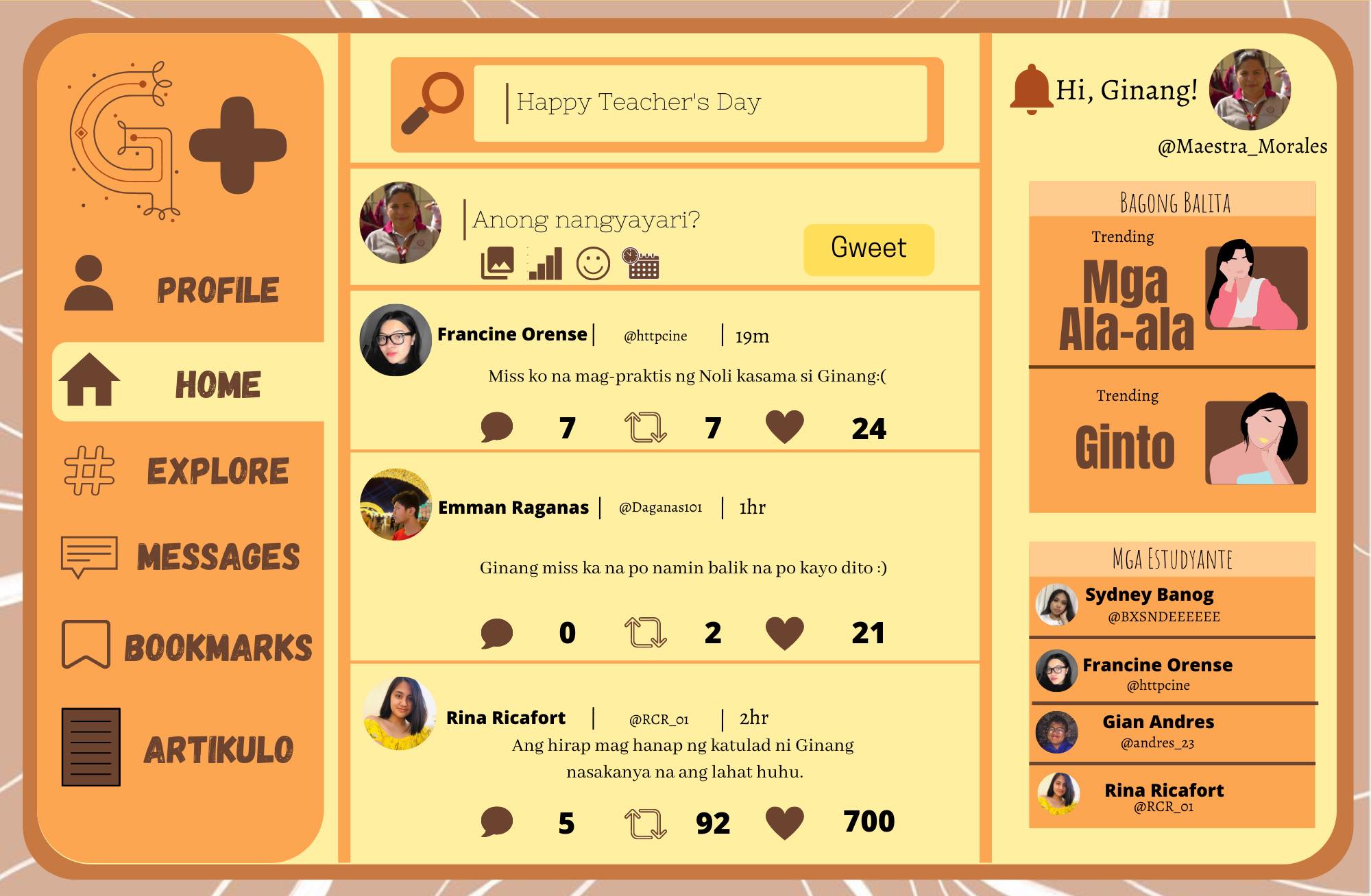 Pagbati sa Araw ng mga Guro ni Gian Carlo Andres