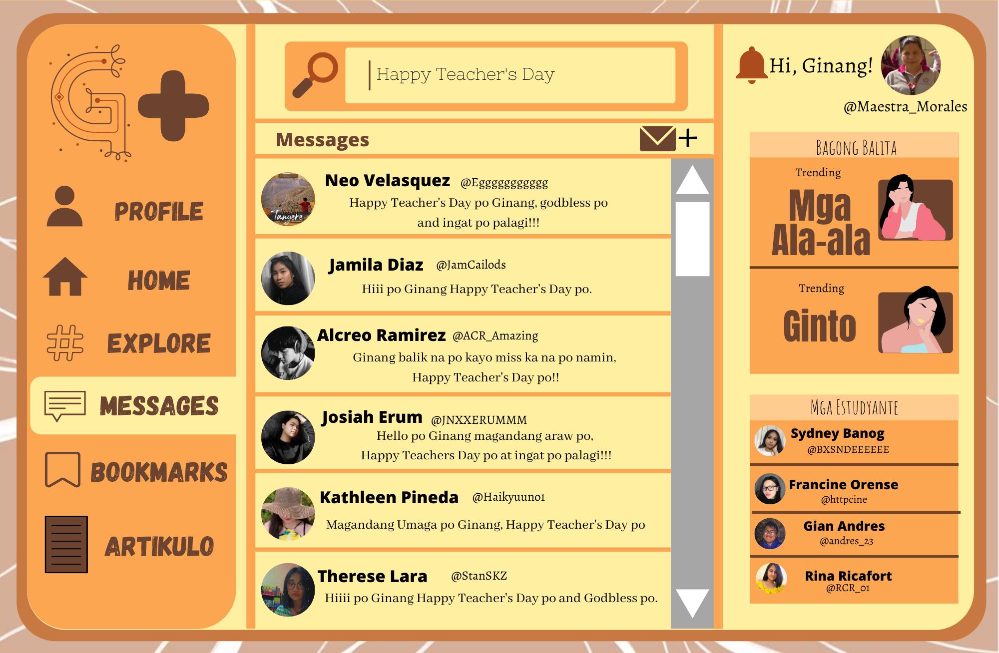 Pagbati sa Araw ng mga Guro ni Gian Carlo Andres