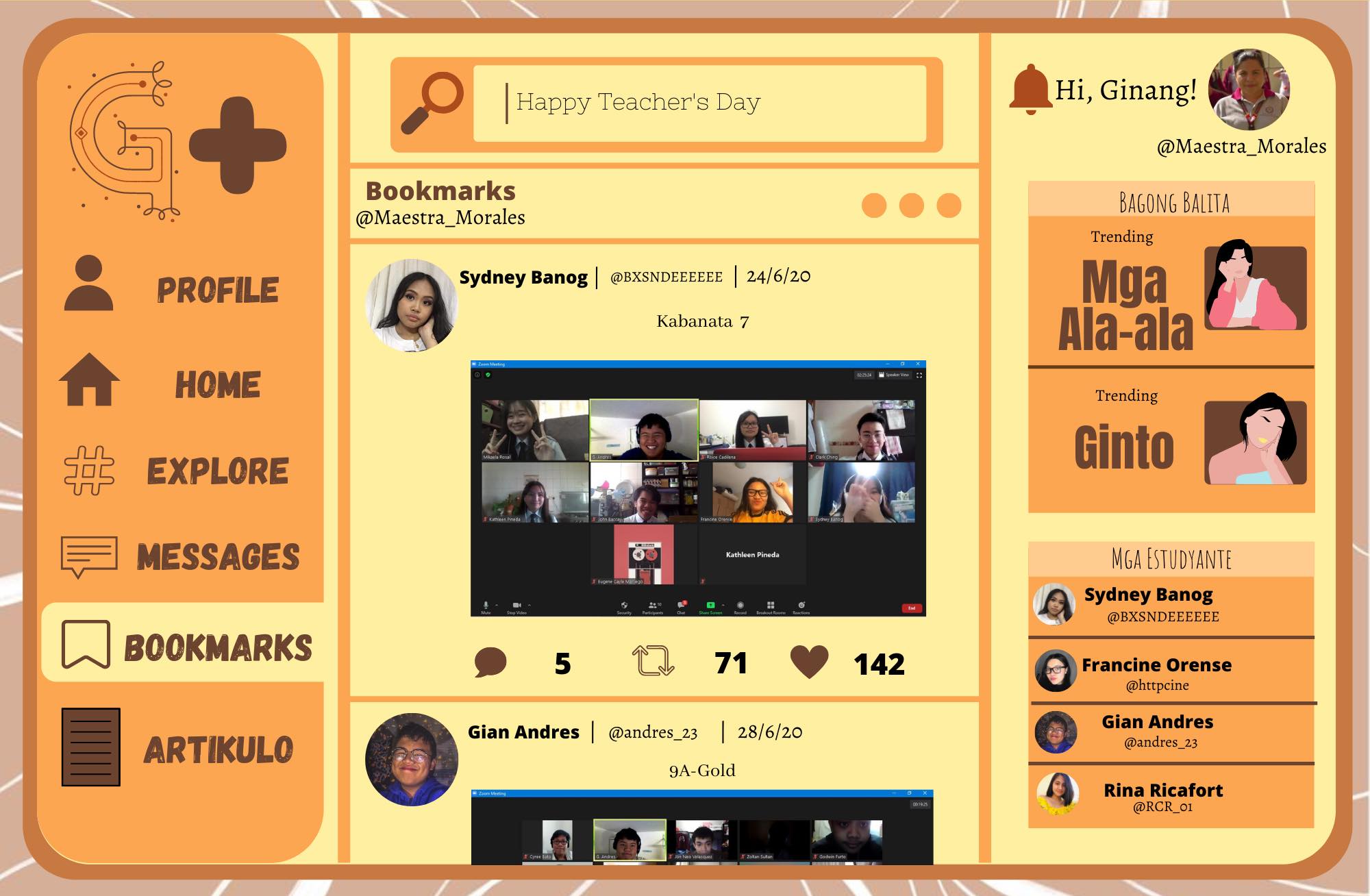 Pagbati sa Araw ng mga Guro ni Gian Carlo Andres