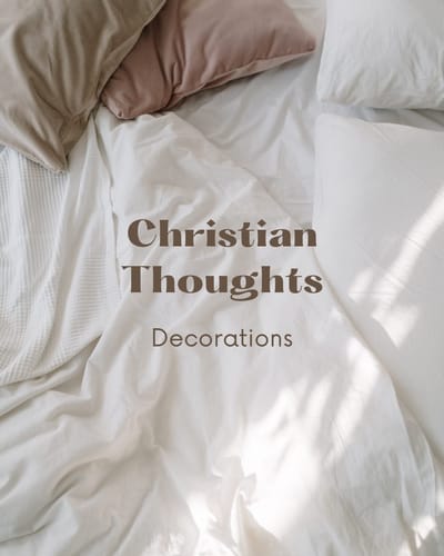 Christian Thoughts Deco