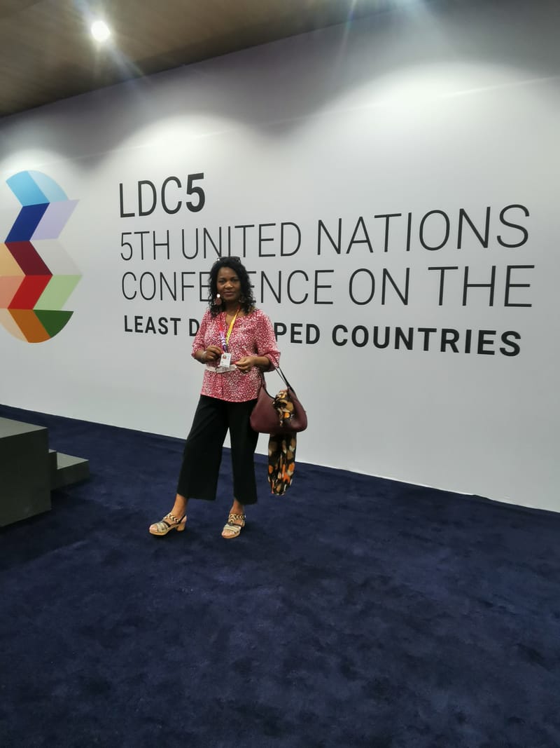 5 -ème Sommet de l'ONU à DOHA QATAR, des pays les moins avancés (PMA) les membres de l'association ont été invités à y assister, du 05 au 09 mars 2023