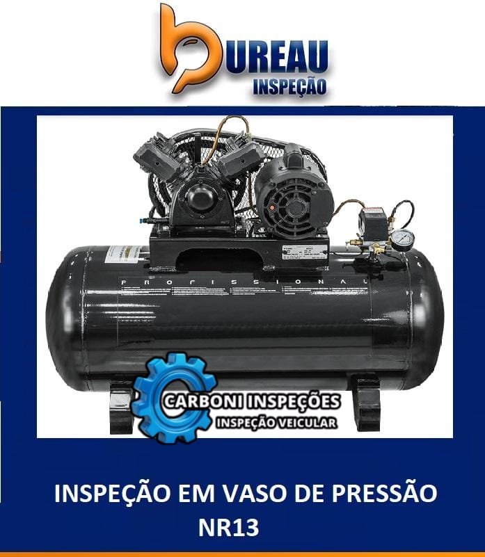 INSPEÇÃO DE VASO DE PRESSÃO - NR 13