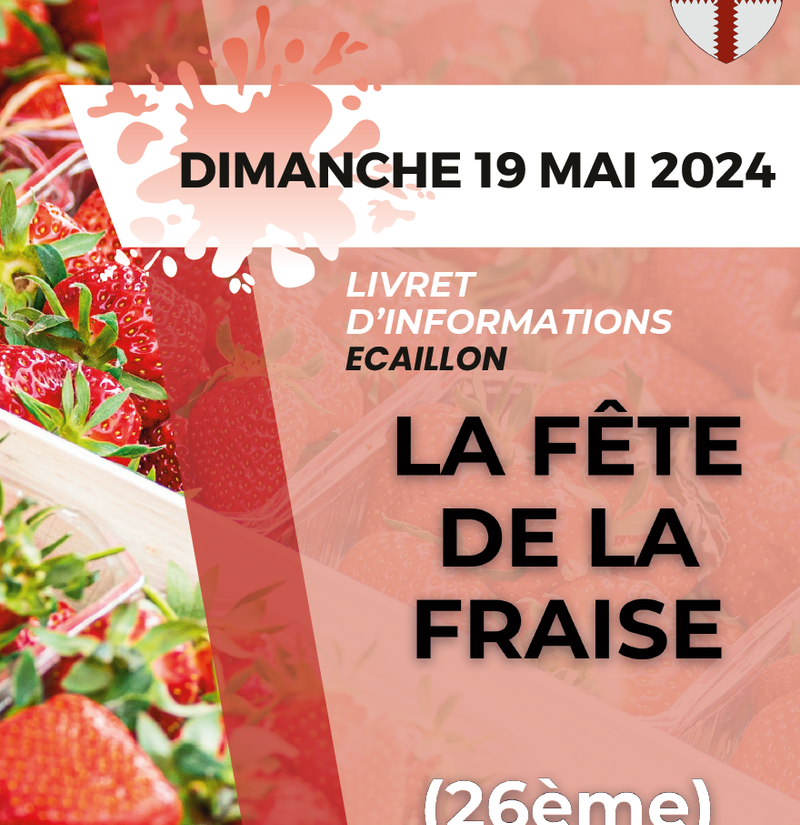 Le livret de la Fête de la Fraise 2024