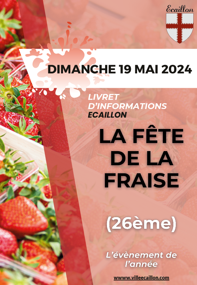 Le livret de la Fête de la Fraise, édition 2024