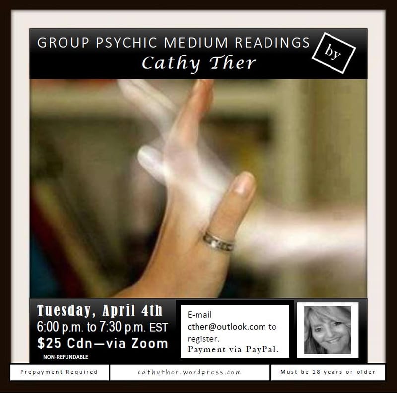 Group Psychic Medium Reading with Cathy Ther