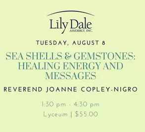 Seashells & Gemstones: Healing Energy and Messages with Joanne Copley-Nigro
