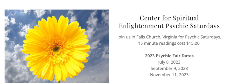 Psychic Saturday at the Center for Spiritual Enlightenment with Eva Brooks