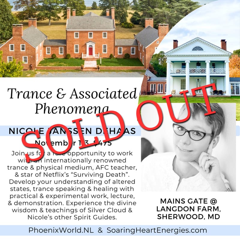 Trance & Associated Phenomena Workshop with Nicole Janssen DeHaas