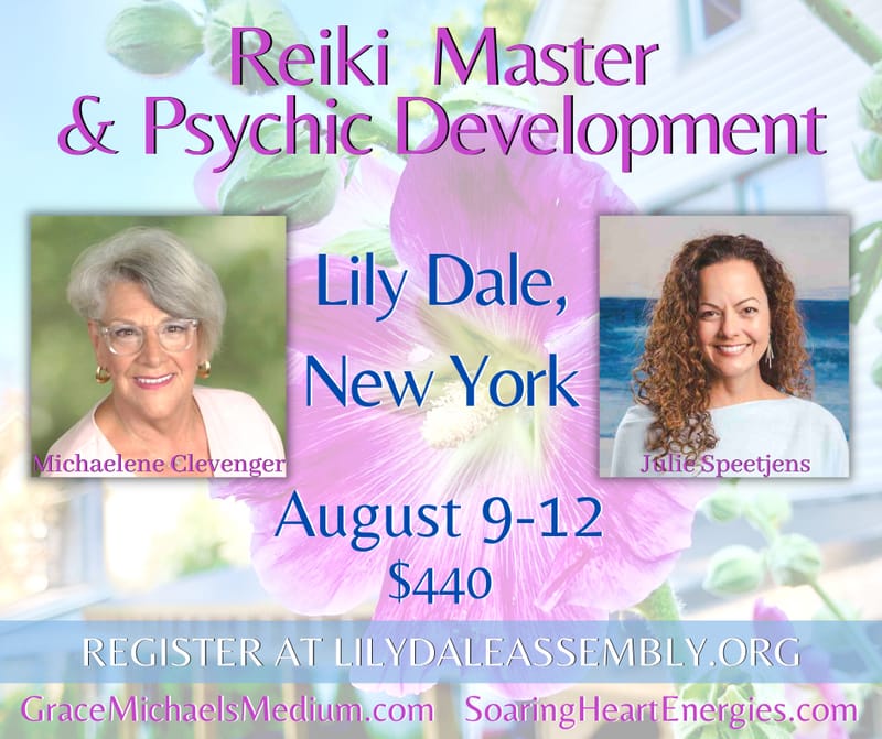 Reiki Master & Psychic Development at Lily Dale with Julie Speetjens and Mike Clevenger