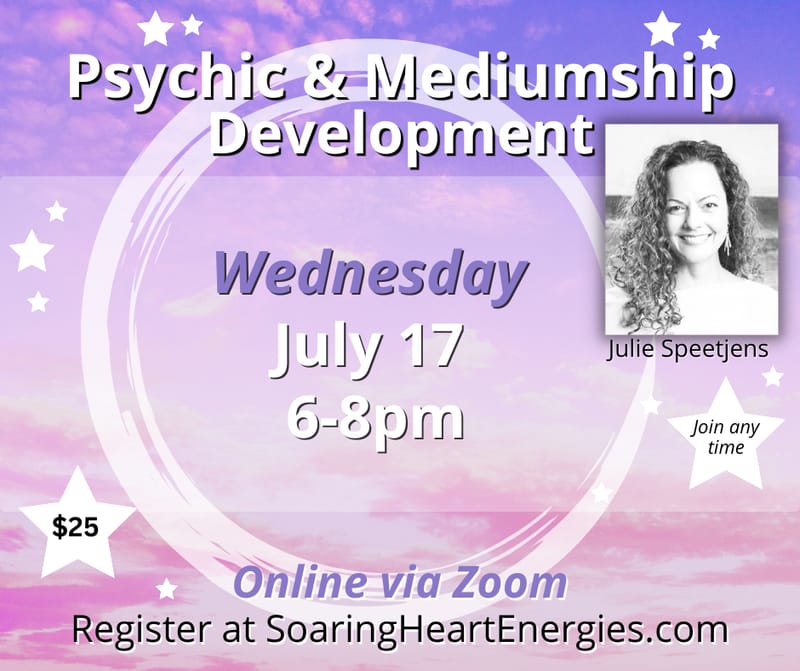 Psychic & Mediumship Development Class with Julie Speetjens