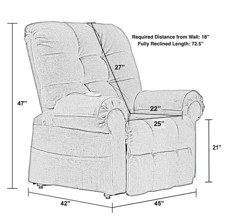 Catnapper Omni 450 lb. Big Man Power Lift Recliner - bigreclinersand...