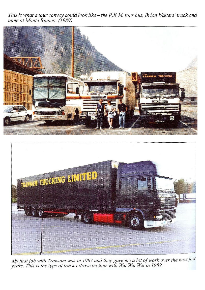 A few of the lorries Paul drove all over the world