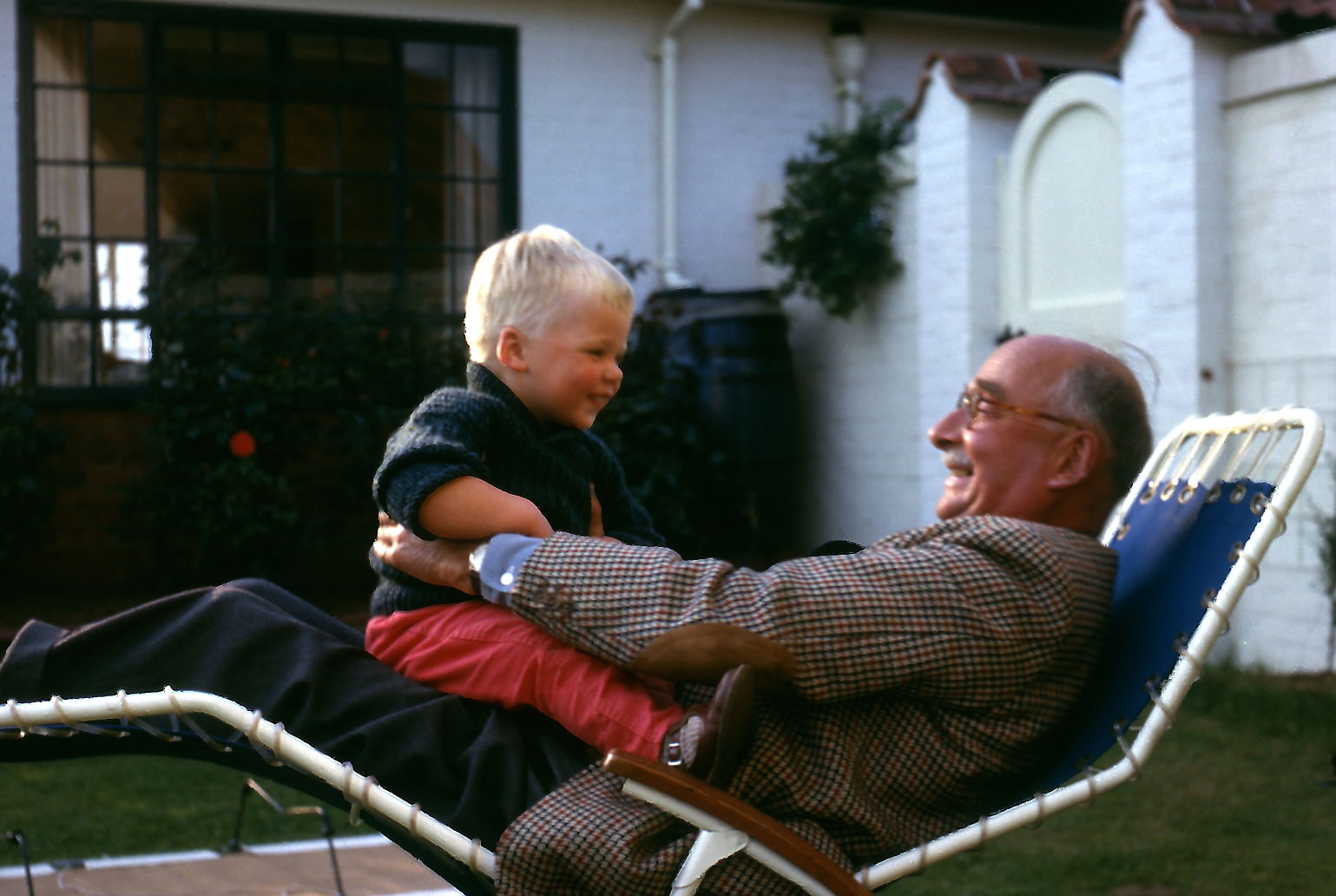 Aged one with Grandpa