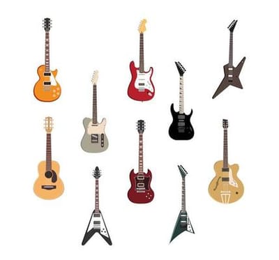 electric guitars image