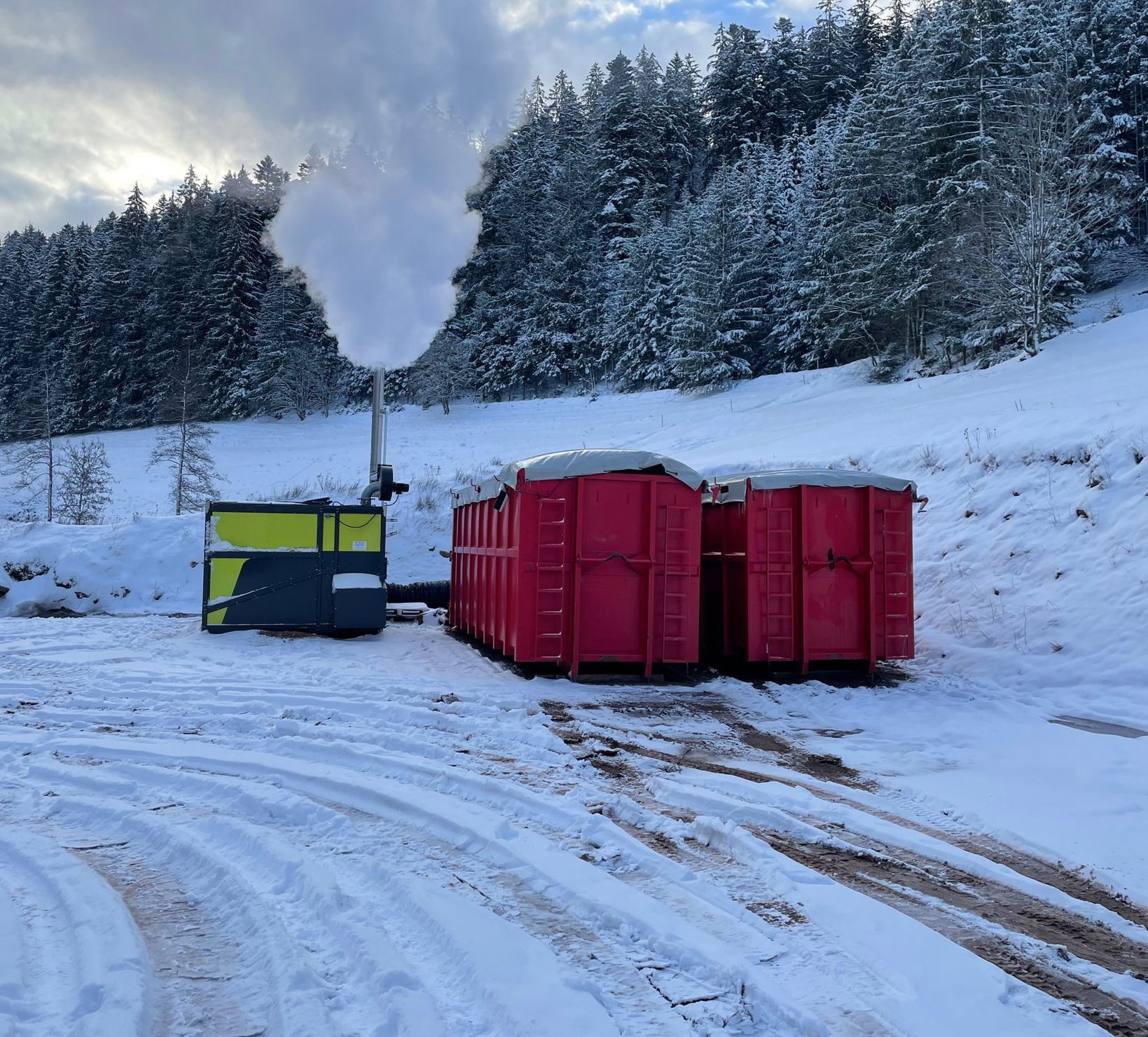 Technischer Fortschritt
!! Brennholz aus eigener nachhaltiger Trocknung !!