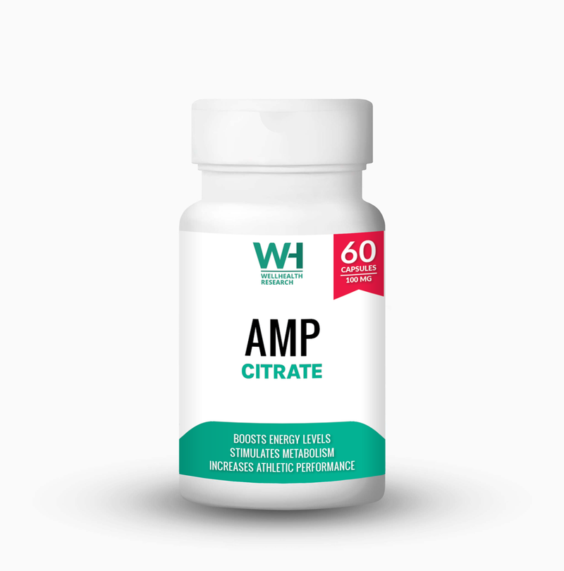 AMP-CITRATE / AMP / ENERGY / 60 capsules x 100mg / Well-Health Research ...