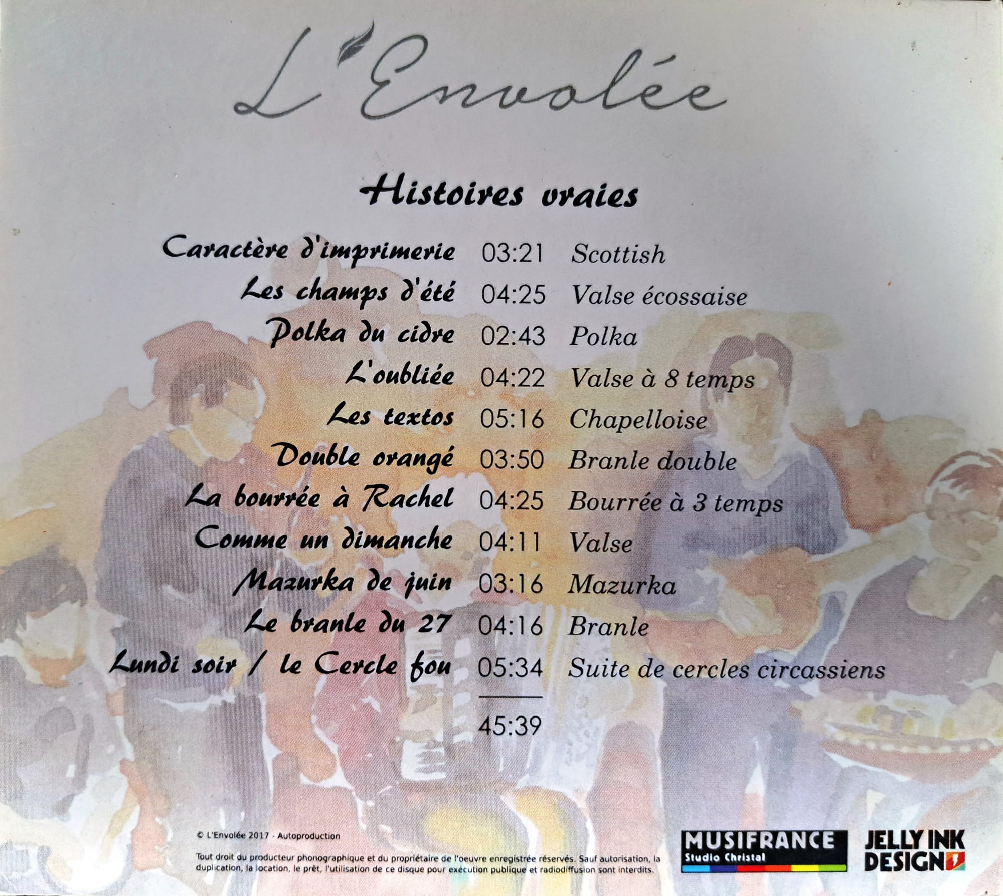 11 titres / 45 min / 12€