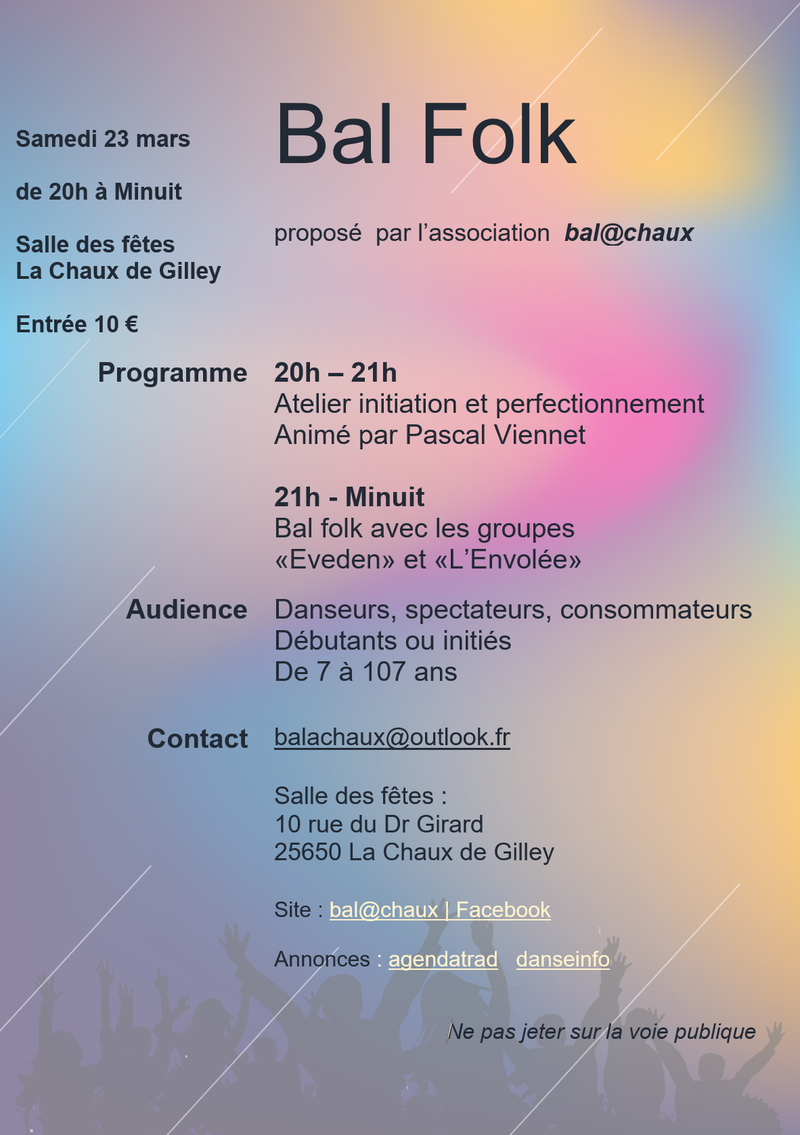 Bal folk à Chaux de Gilley (Doubs)