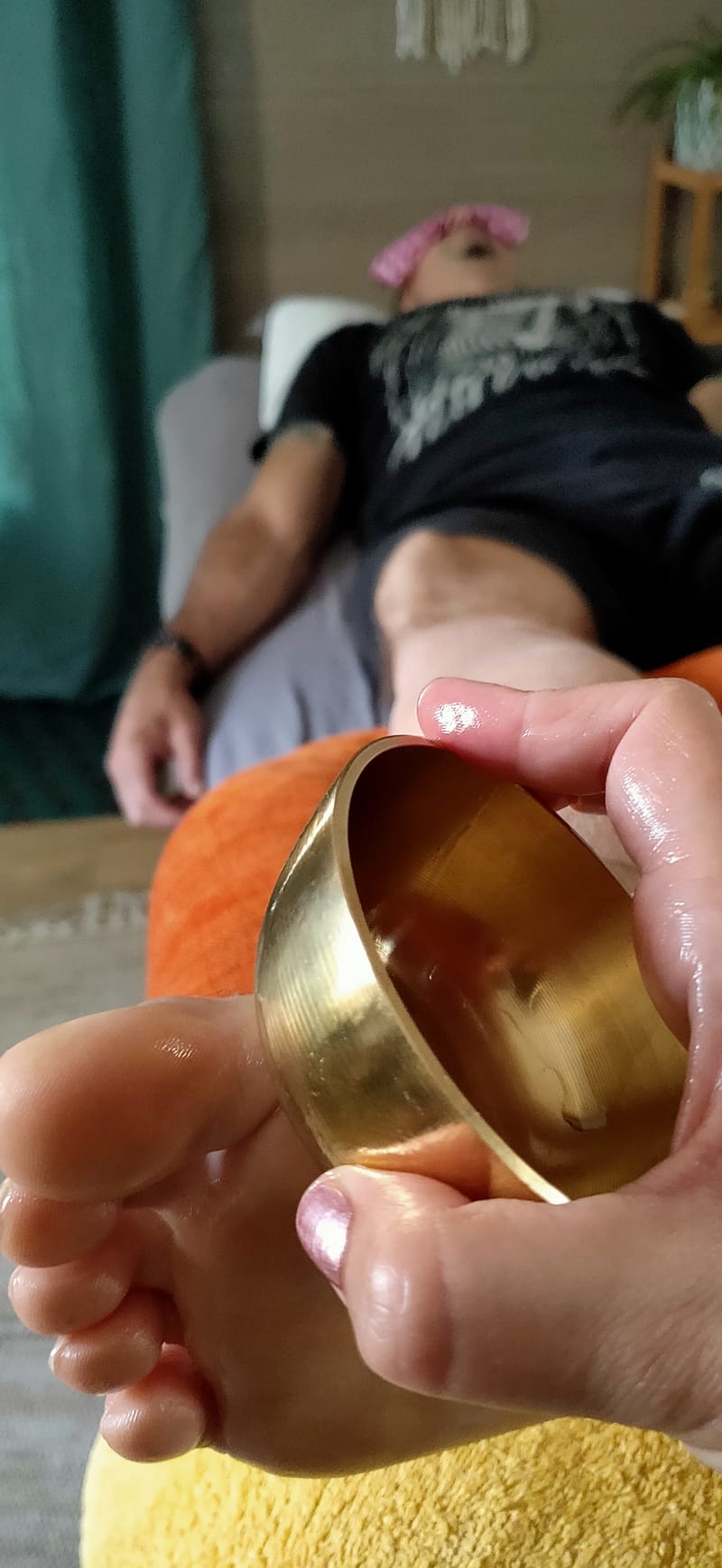 Modelage des pieds au bol Kansu