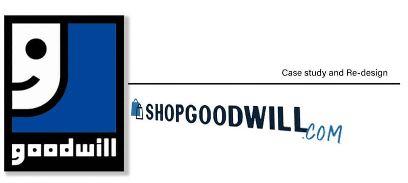 Goodwill - Shopping experience and main page /  Navigation and Sitemap. - Path to Discovery