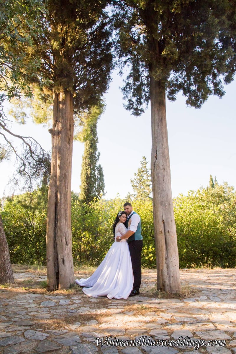 Timeless Elegance: Pre-Wedding & Γάμος του Ηλία & της Έφης στο Κτήμα Φαίδρα | White and Blue Weddings