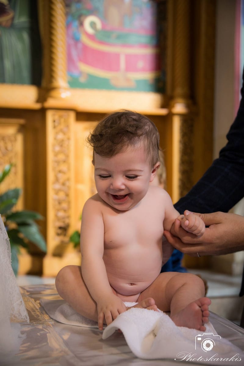 A Day of Grace: Η Βάπτιση της Βεατρίκης | White and Blue Weddings