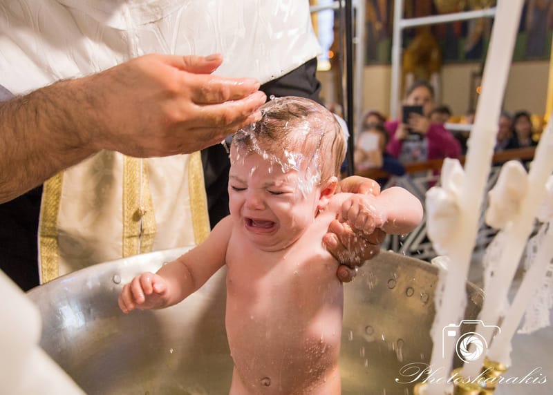 A Day of Grace: Η Βάπτιση της Βεατρίκης | White and Blue Weddings