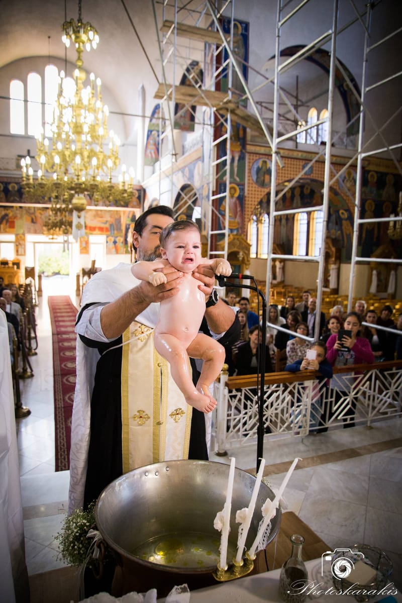 A Day of Grace: Η Βάπτιση της Βεατρίκης | White and Blue Weddings