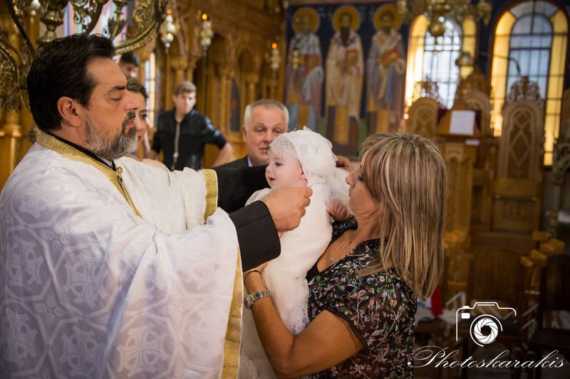 A Day of Grace: Η Βάπτιση της Βεατρίκης | White and Blue Weddings