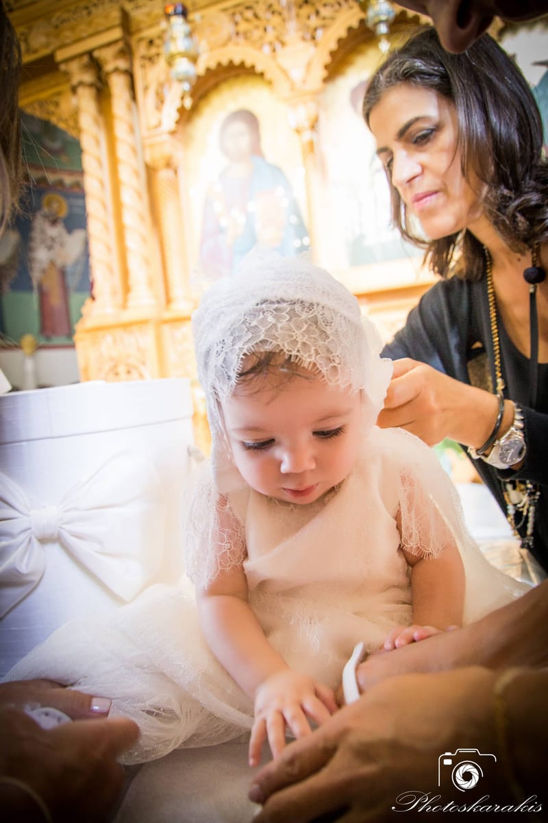 A Day of Grace: Η Βάπτιση της Βεατρίκης | White and Blue Weddings