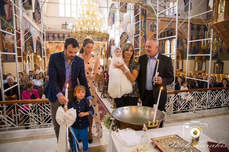 A Day of Grace: Η Βάπτιση της Βεατρίκης | White and Blue Weddings