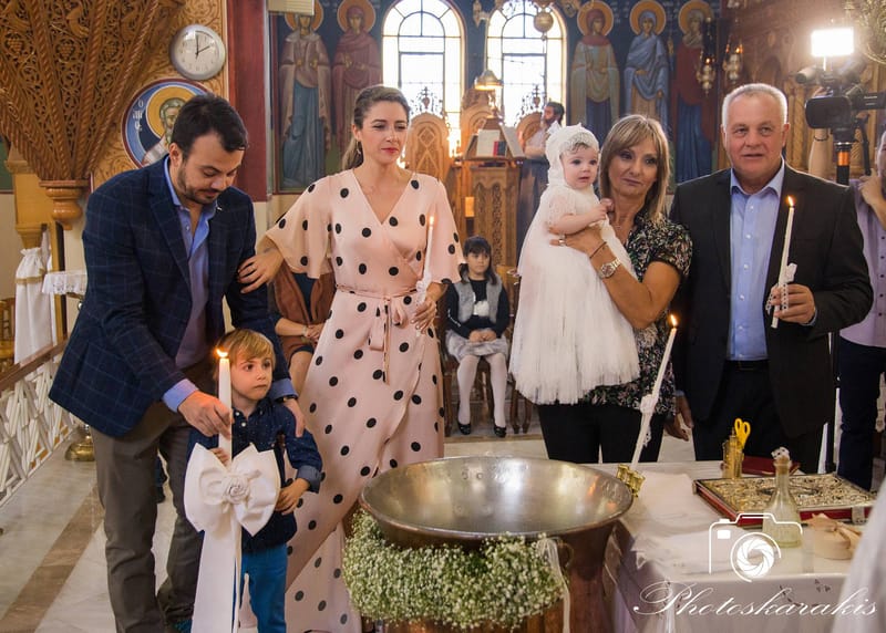 A Day of Grace: Η Βάπτιση της Βεατρίκης | White and Blue Weddings