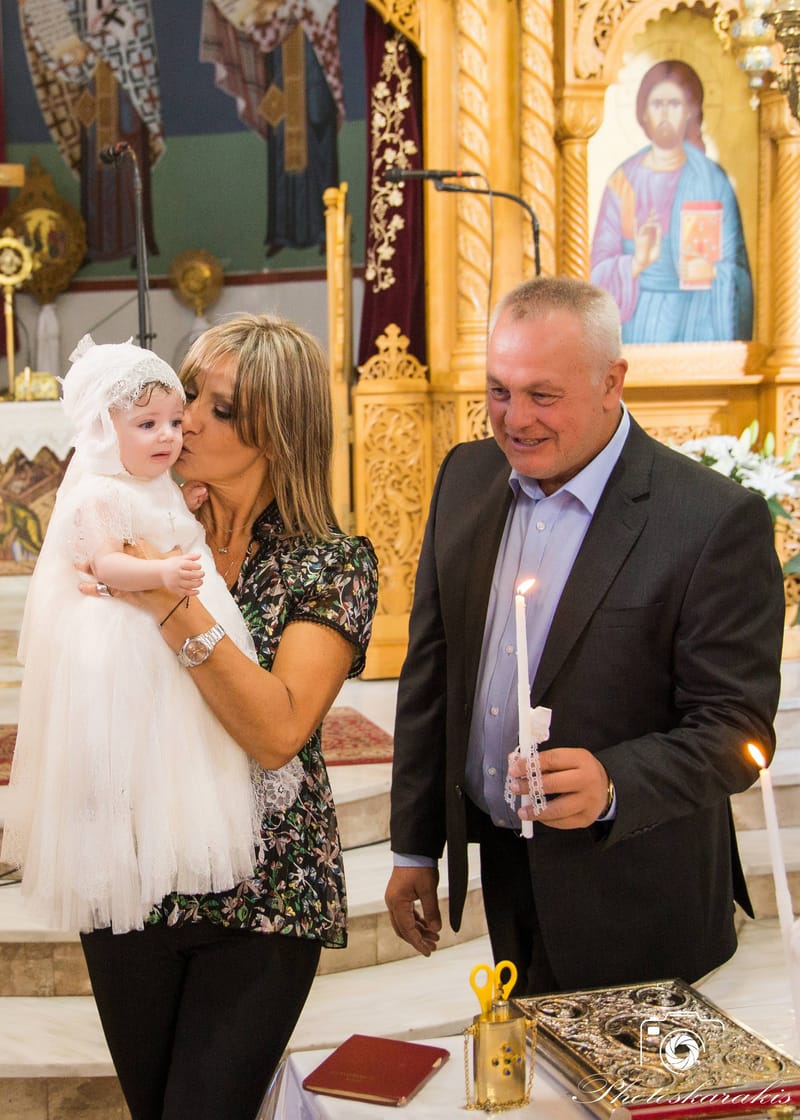 A Day of Grace: Η Βάπτιση της Βεατρίκης | White and Blue Weddings