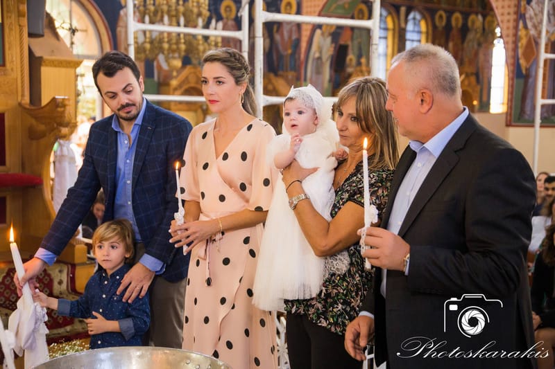 A Day of Grace: Η Βάπτιση της Βεατρίκης | White and Blue Weddings