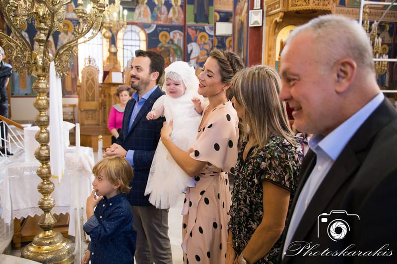 A Day of Grace: Η Βάπτιση της Βεατρίκης | White and Blue Weddings