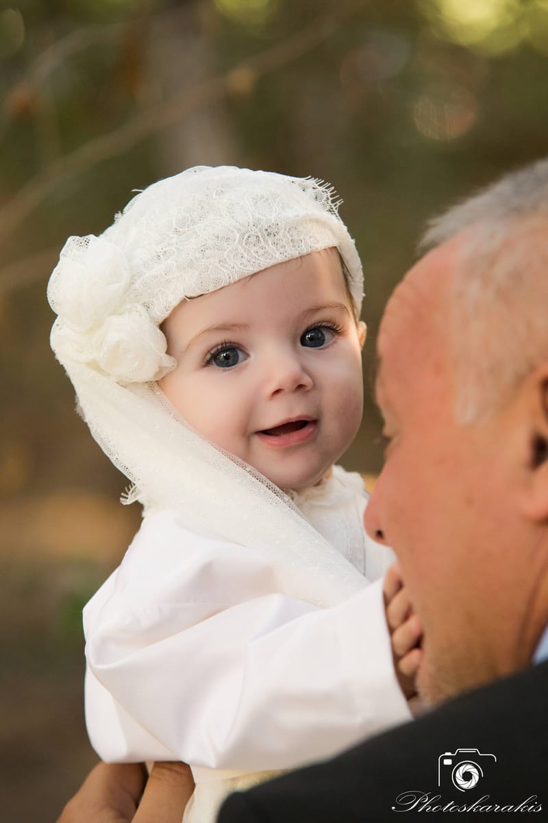 A Day of Grace: Η Βάπτιση της Βεατρίκης | White and Blue Weddings