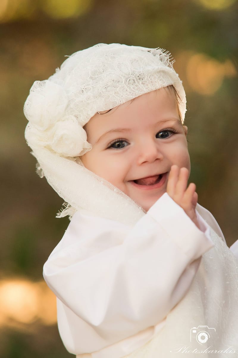 A Day of Grace: Η Βάπτιση της Βεατρίκης | White and Blue Weddings