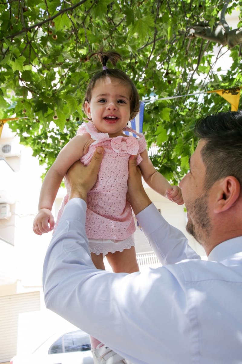 A Colorful Celebration: Η Βάπτιση της Ίριδας στο Πόρτο Ράφτη | White and Blue Weddings
