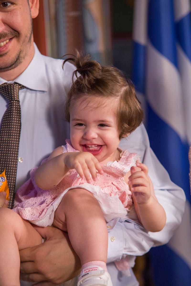 A Colorful Celebration: Η Βάπτιση της Ίριδας στο Πόρτο Ράφτη | White and Blue Weddings