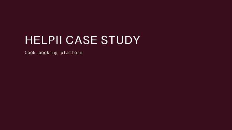 Helpii case study