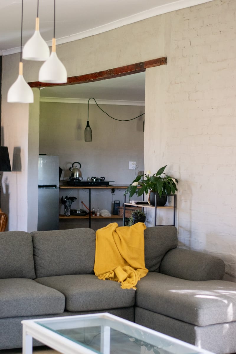 Open plan living area