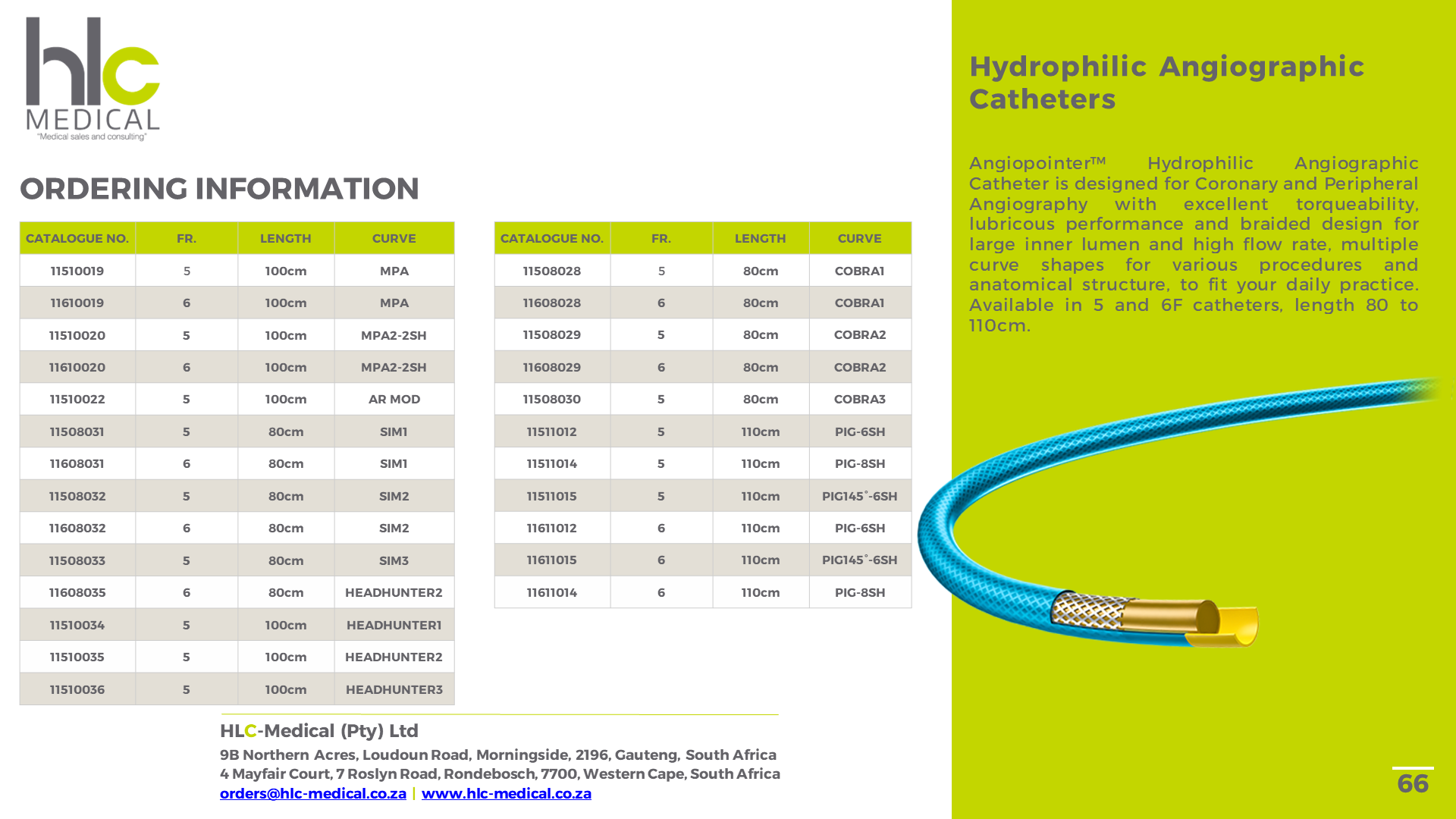 Diagnostic Catheters
