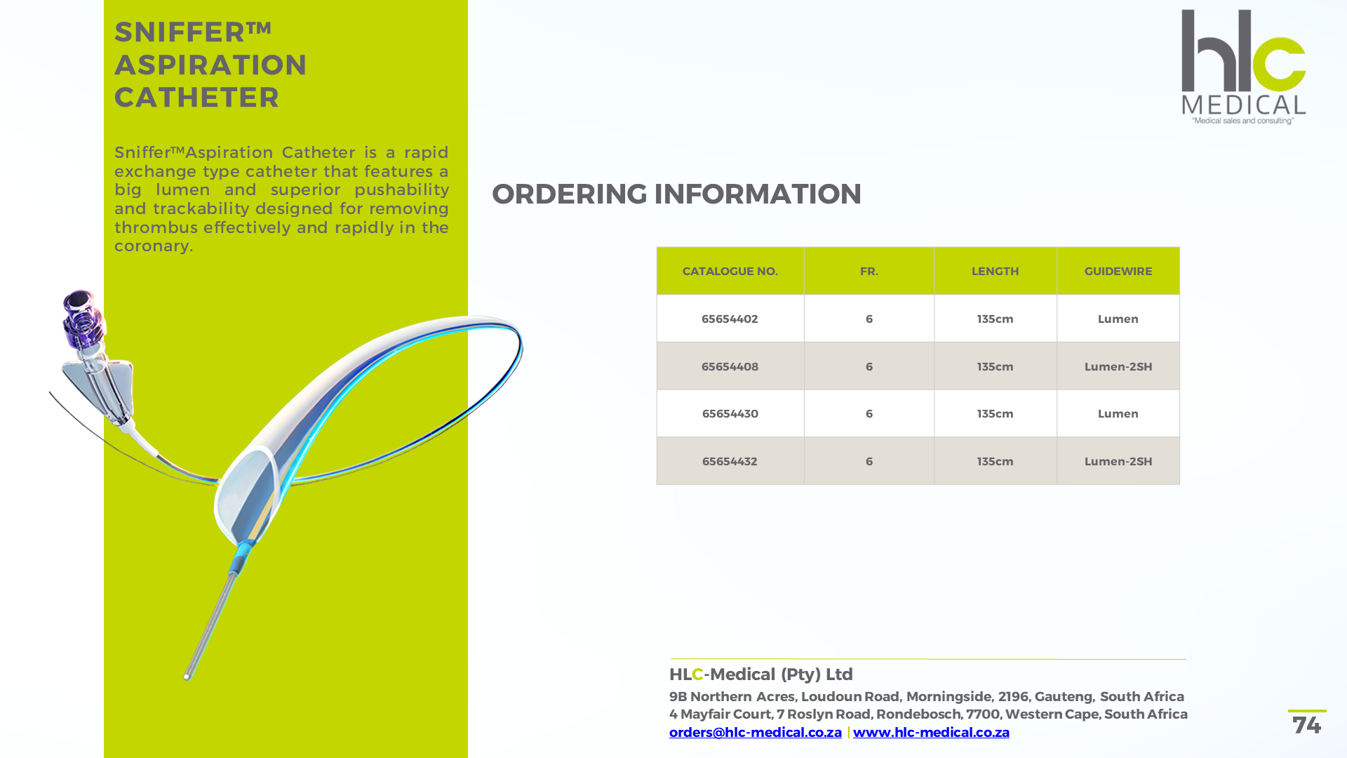 Speciality Catheters