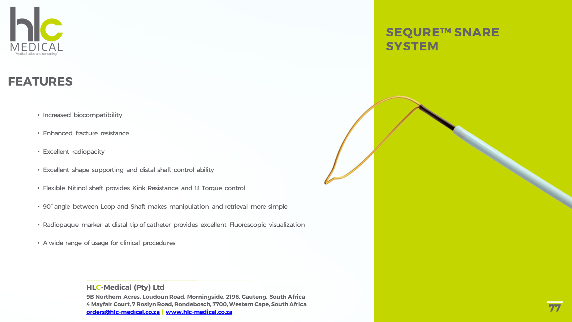 Speciality Catheters