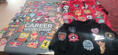 Cartoon Character Iron-On Patches