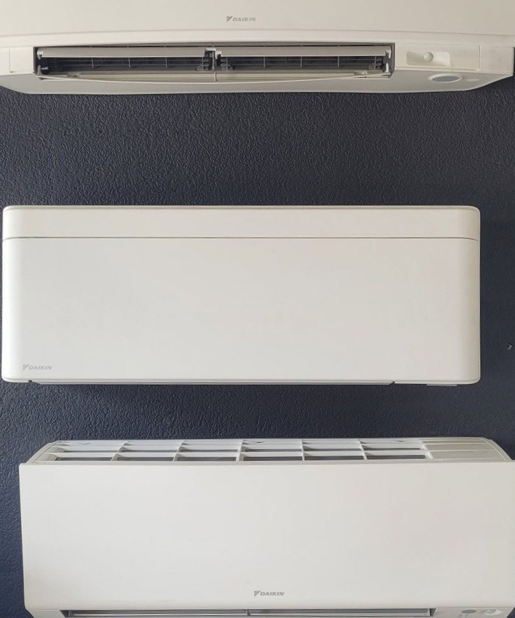 Installation de climatisation réversible